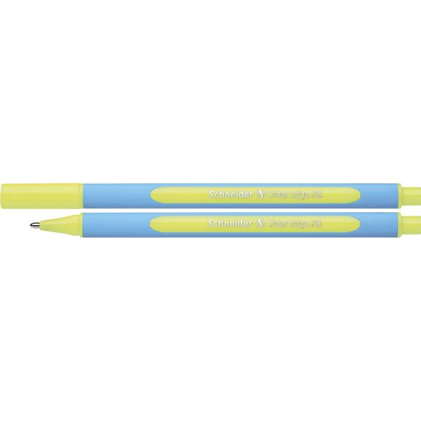 Schneider, Schreibstifte, Kugelschreiber Slider Edge (Gelb, Blau, 10 x)