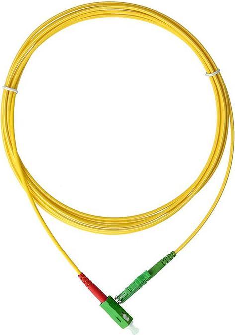 Image du produit BlueOptics Câble de brassage fibre optique Simplex SC-APC/E2000-APC monomode 7,5 mètres (7.50 m)