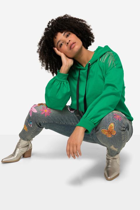 Immagine prodotto Angel of Style Hoodie, Kapuzensweater, Schulter-Verzierung, Ballon-Langarm (56)