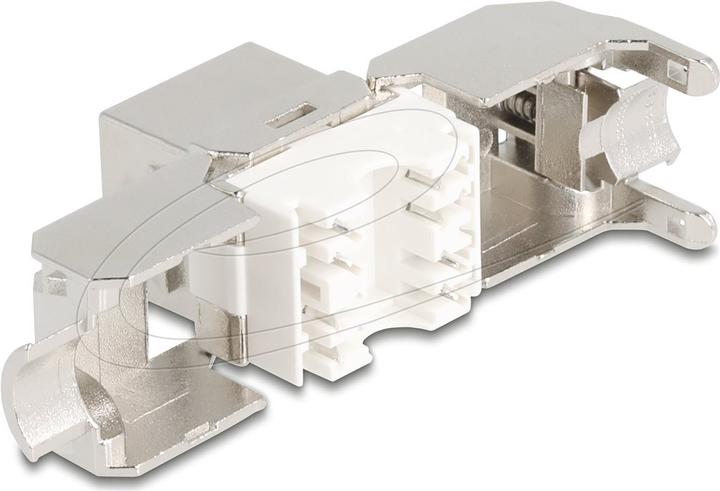 Image du produit Delock Keystone Modul RJ45 Buchse zu LSA Cat.8.1 STP mit Met (Module Keystone)