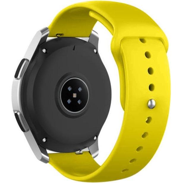 Thumbnail - Strap-it Sportarmband (20 mm, Silikon), Uhrenarmband, Gelb