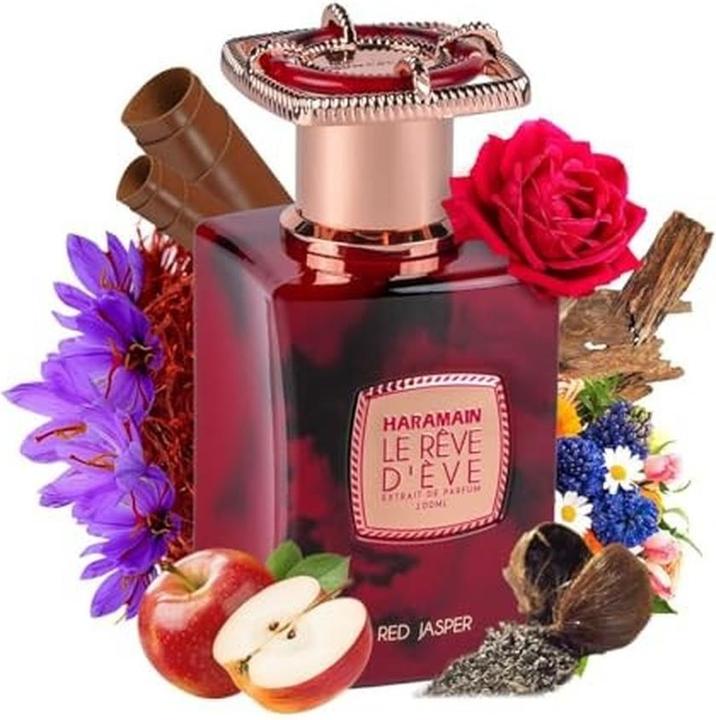 Produktbild Al Haramain Le Reve Deve Red Jasper for Women - Arabian Perfume - Long Lasting (Extrait De Parfum, 100 ml)