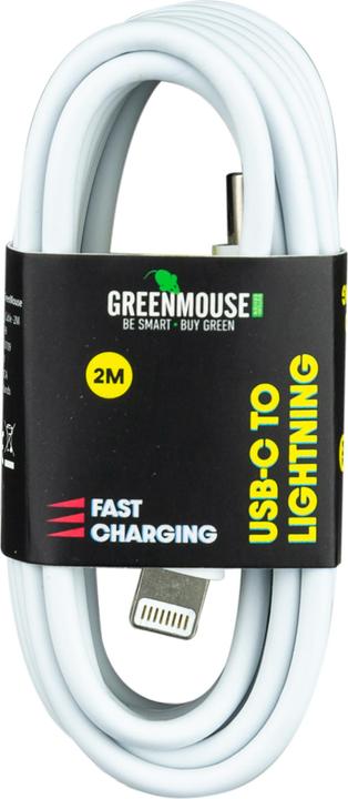 Actual product image Greenmouse USB-C - Lightning Data Cable 2m (2 m)