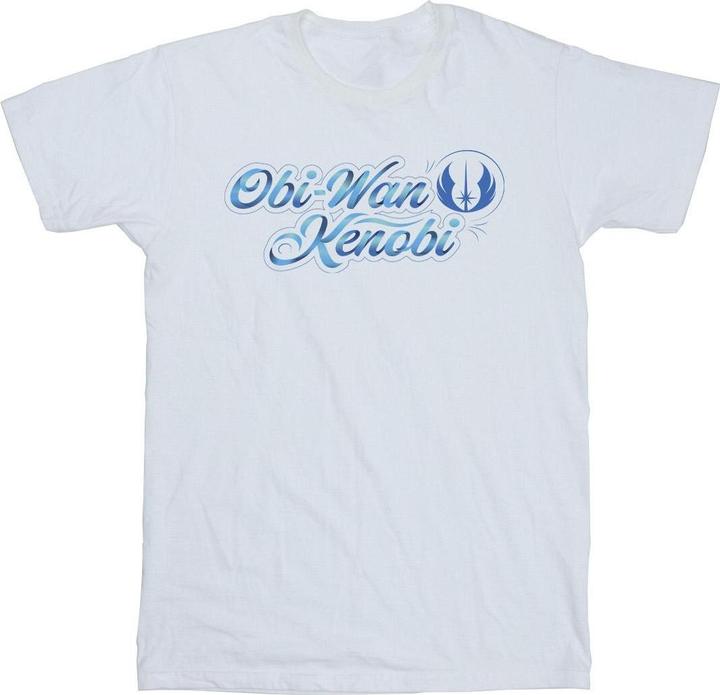 Produktbild Star Wars ObiWan Kenobi Ribbon Font TShirt (4XL)