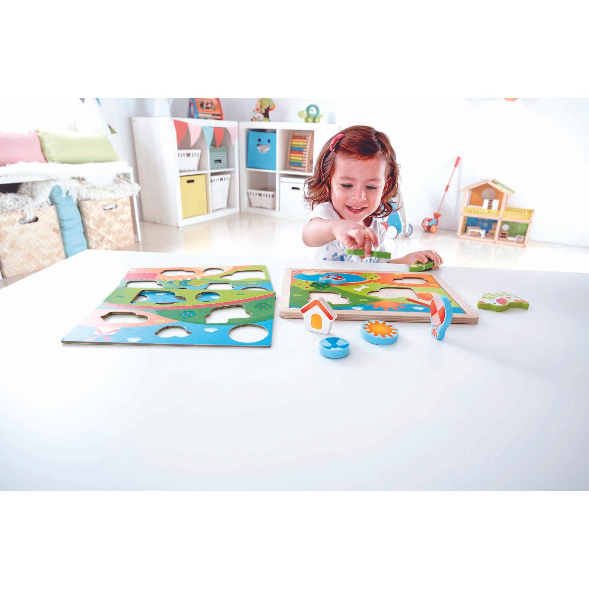 Thumbnail - Hape Pepe Friends Sonnental Puzzle (12 Teile)