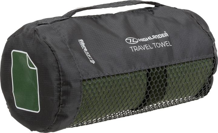 Actual product image Highlander Large Fibresoft Towel - Olive