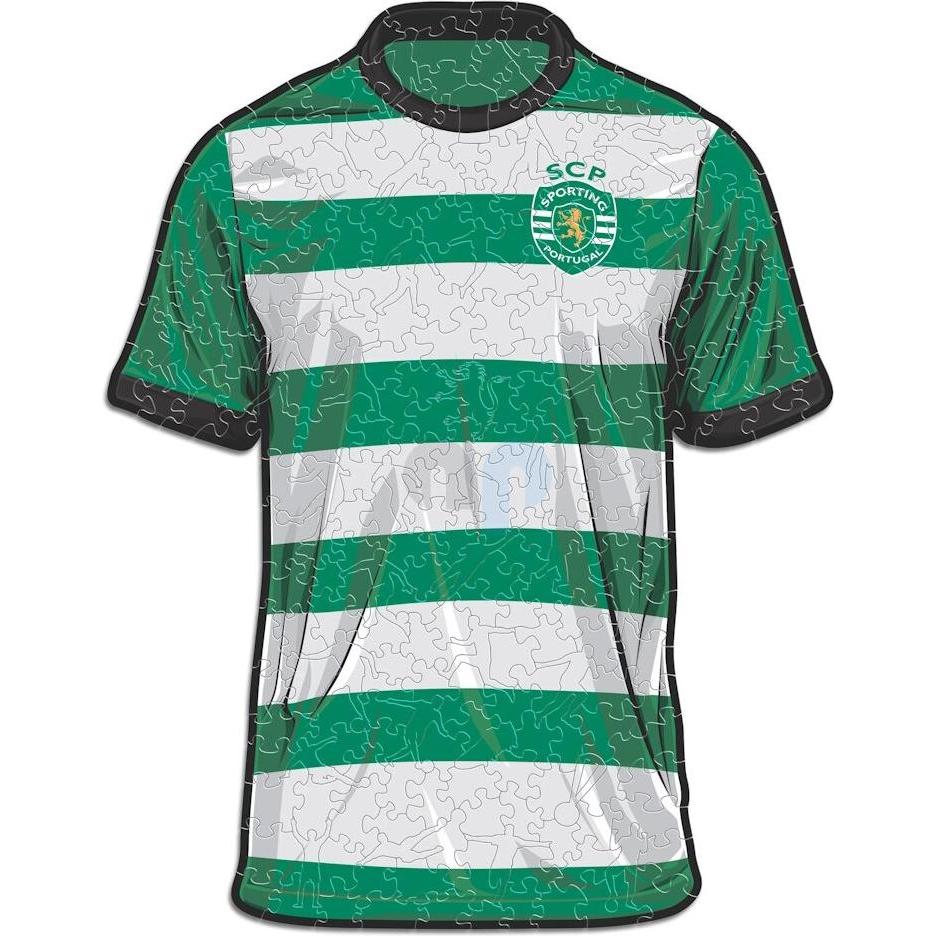 Iconic Sporting CP - Trikot - Holz Puzzle Grösse L (500 Teile) (500 Teile)