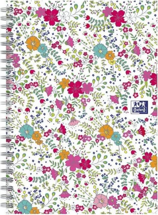 Image du produit Oxford FORME FLORALE - Livre en spirale (A5, Quadrillé, Couverture rigide)