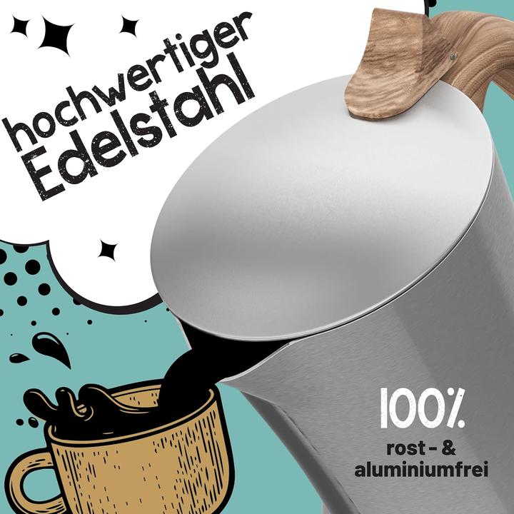 Actual product image Morgenheld Espressokocher Flow Premium (6 Cups)