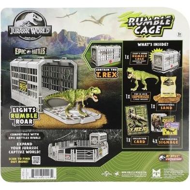 Jurassic Park La rinascita giurassica si scontra con la gabbia di Rumble