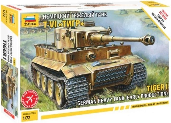 Produktbild Tamiya 1:72 WWII Dt. KPz Tiger I Snap-Fit