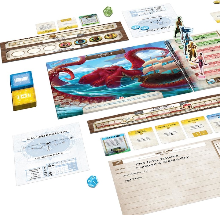 Actual product image Plaid Hat Games Connoisseur Game Forgotten Waters (German)