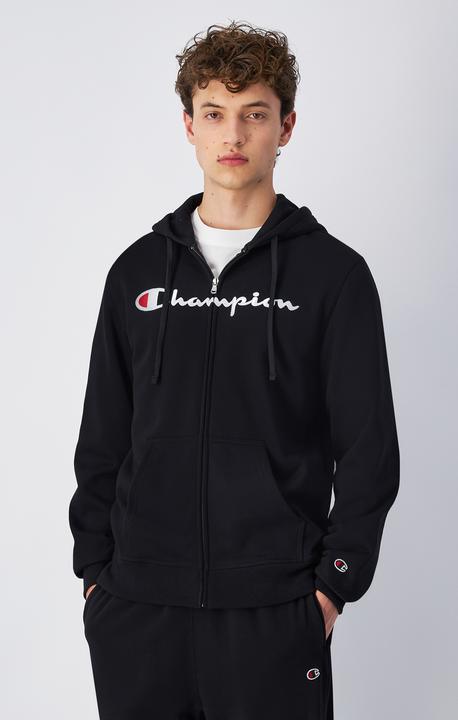 Immagine prodotto Champion Bluza męska Full Zip Hoodie czarna 220255 KK001 L (L)