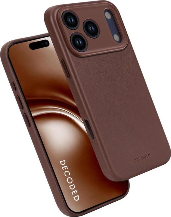 Actual product image Decoded Leather Backcover (Apple iPhone 17 Pro Max)