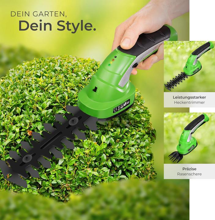 Produktbild tectake Heckenschere (Akkuheckenschere)