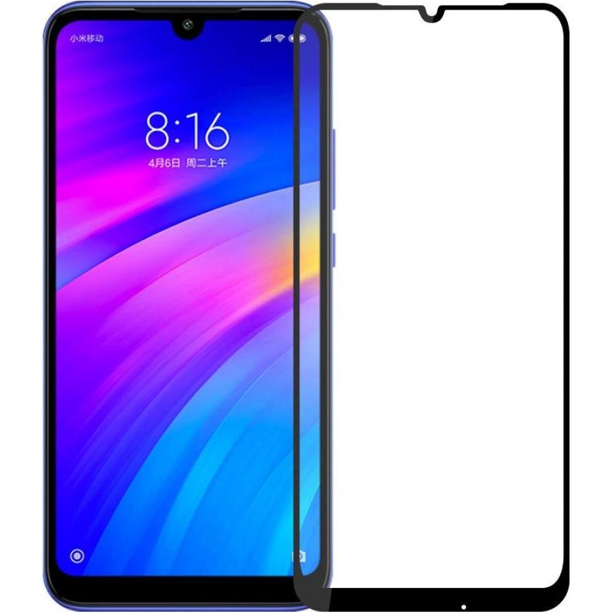 Screenguard Xiaomi Redmi 7 Full Screen Panzerglas Schutzfolie 2.5D 9H (1 Stück, Xiaomi Redmi 7), Smartphone Schutzfolie,...
