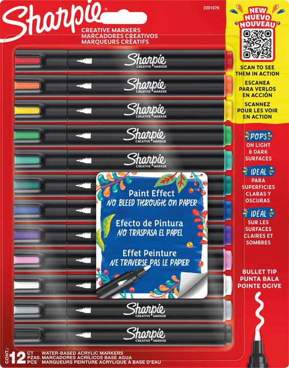 Produktbild Newell Sharpie - Marker (12x)