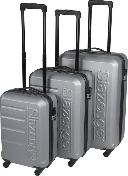 Slazenger Trolley Set 18/22/26" ABS 3pcs (Hand luggage (up to 50 litres), M (50 - 90l), L (90 - 115l))