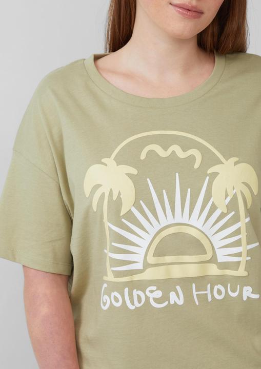 Produktbild S.Oliver T-Shirt Baumwollshirt mit Frontprint (54)