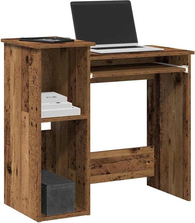 Immagine prodotto VidaXL Scrivania con ripiano in legno di recupero 84x40x78cm Scrivania in legno per ufficio