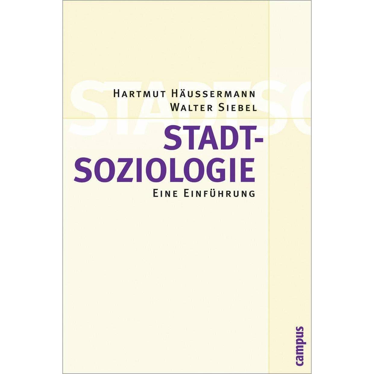Thumbnail - Stadtsoziologie, Fachbücher von Hartmut Häussermann, Walter Siebel