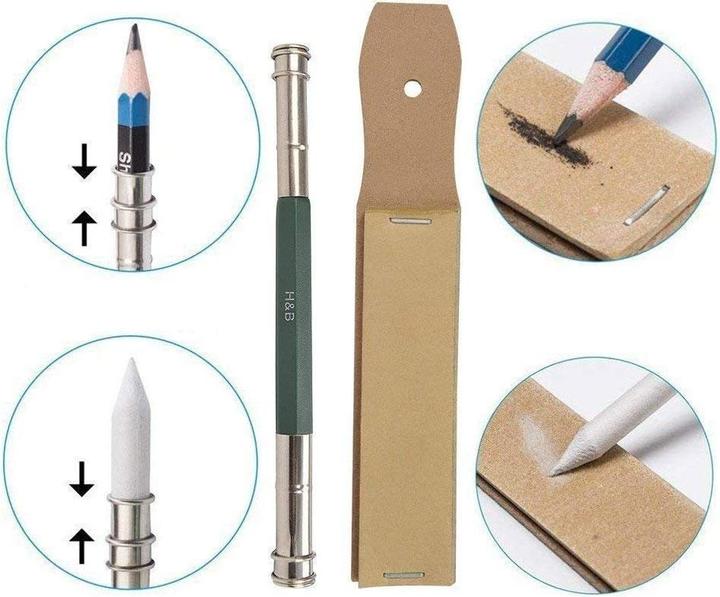 Immagine prodotto I Am Creative Set di accessori professionali per il disegno (Nero, 40 x)