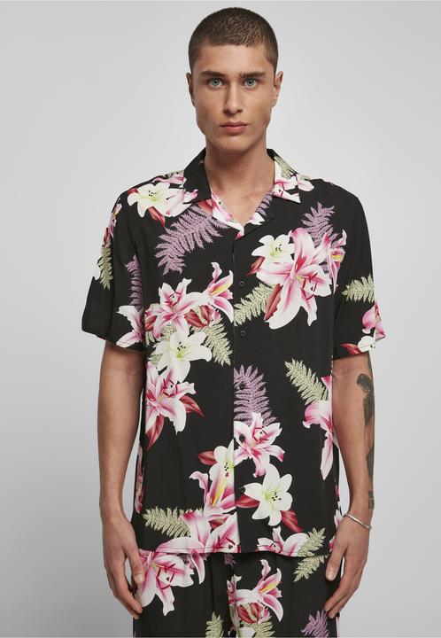 Produktbild Urban Classics Viscose AOP Resort Shirt - 12138 (5XL)