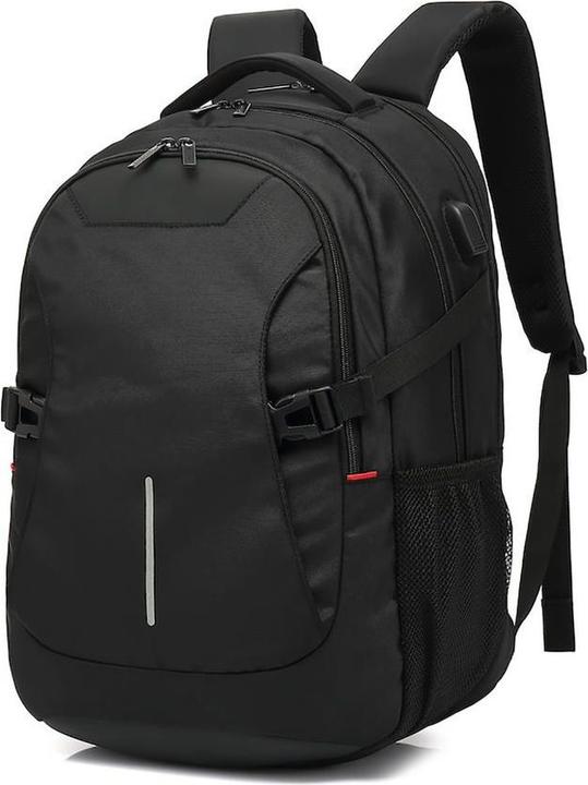 Image du produit ACT Global, backpack 15.6", noir, avec port de charge USB (26 l)