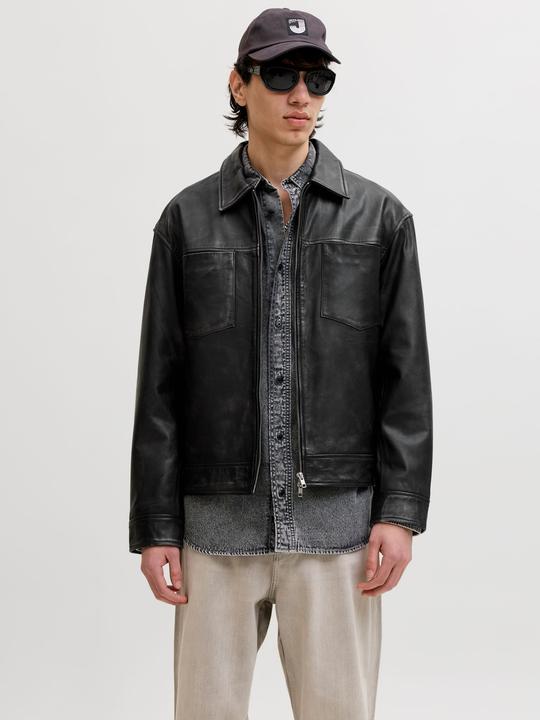 Produktbild Jack & Jones Lederjacke Lederjacke (XS)