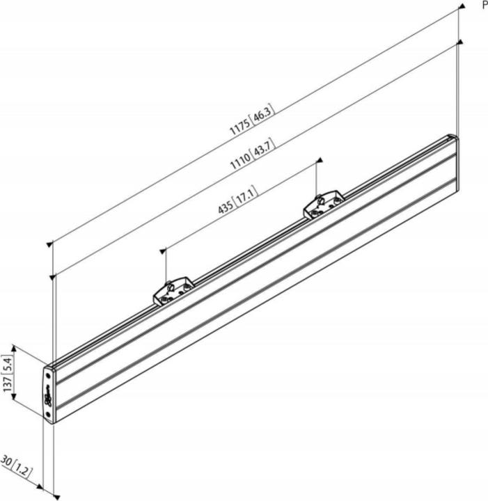 Actual product image Vogels Professional PFB 3411 - Mounting component (interface strip) (Various)