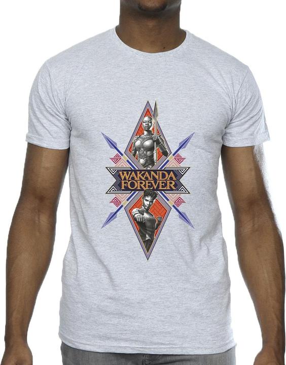 Produktbild Wakanda Forever Tribal Spear Chest TShirt (XL)