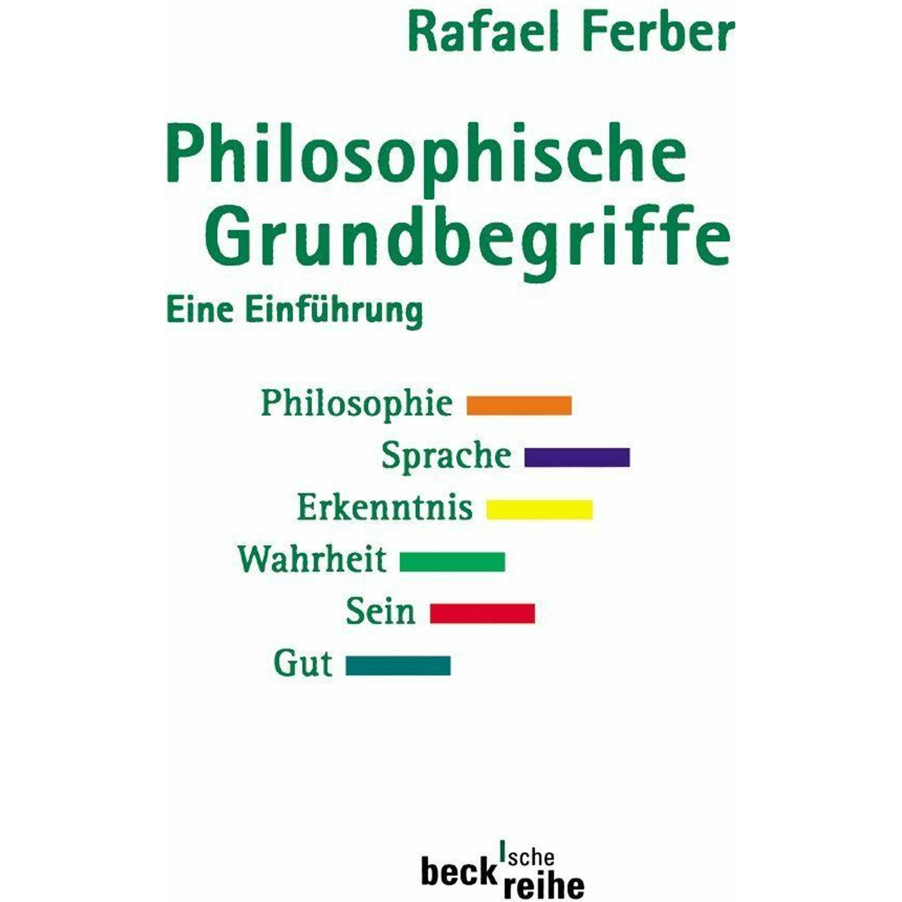 Philosophische Grundbegriffe 1, Sachbücher von Rafael Ferber