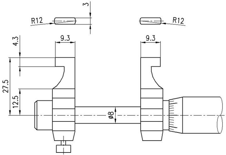 Actual product image Mitutoyo Internal micrometer
