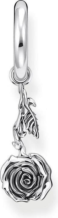Immagine prodotto Thomas Sabo Einzel Creole mit Anhänger Midnight Rose Silber (Argento 925)