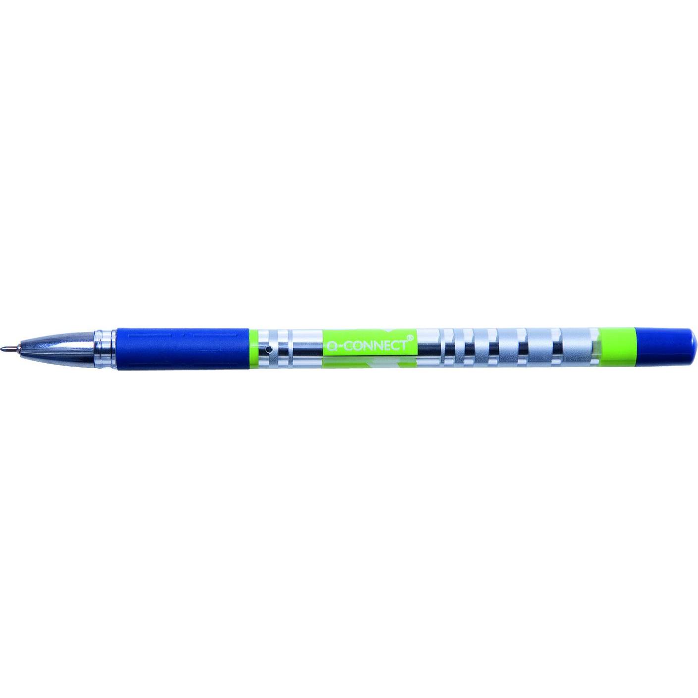 Q-Connect, Schreibstifte, Gel-Fluid-Stift 0,5 mm, blau (Blau)
