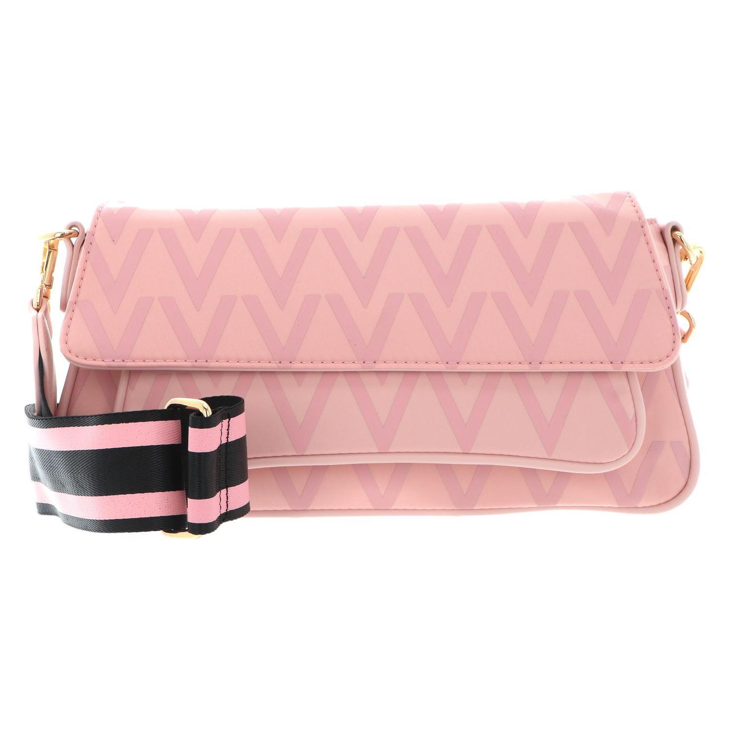 Valentino, Handtasche, Pattina Punch Crossbody Bag, Rosa