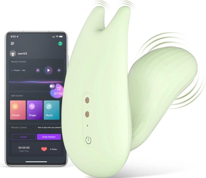 Actual product image Magic Motion Umi Smart Wearable Vibrator Grün