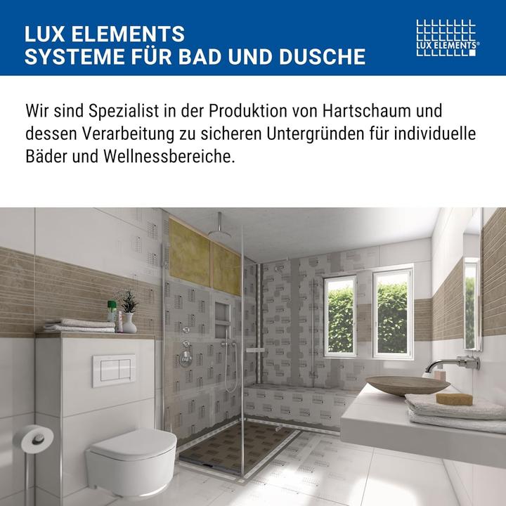 Actual product image Lux elements Bathtub Surround Set for Corner Installation with Mounting Kit and Mold-Resistant Panels
