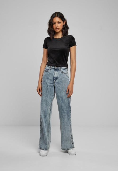 Actual product image Urban Classics Ladies Short Velvet Tee (L)