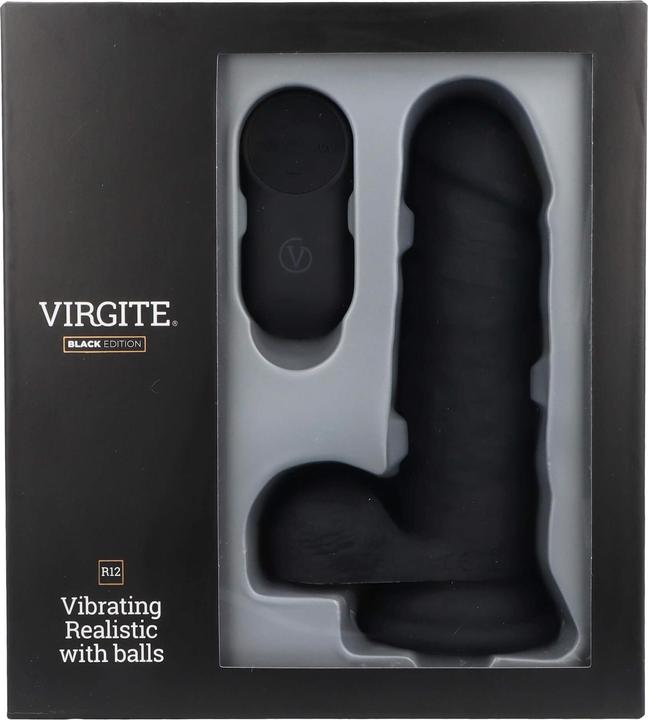 Produktbild Virgite Realistic Vibrator R12 Black Edition