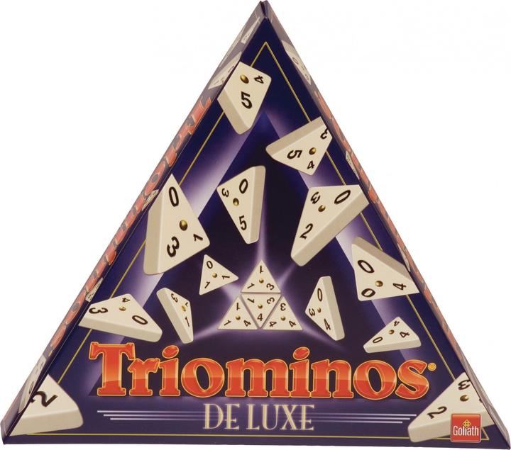 Actual product image Ravensburger Triominos de Luxe Triangle (German, English, French, Italian)
