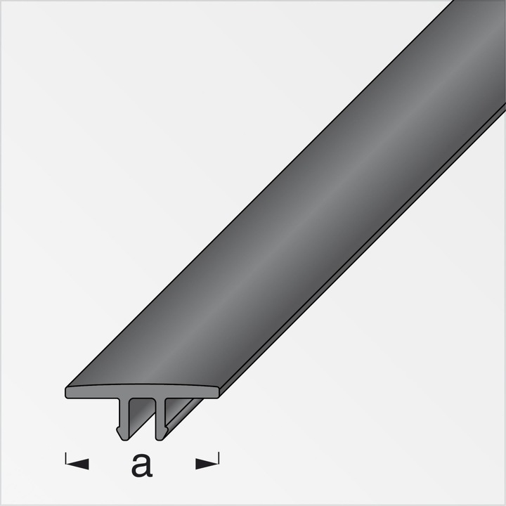 Produktbild Alfer coaxis-Abdeckleiste 16 x 1000 mm, Kunststoff schwarz