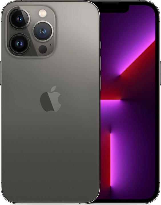 Image du produit Re!commerce iPhone 13 Pro Max (128 Go, Noir, Graphite, 6.70", 12 Mpx, SIM + eSIM, A / Comme neuf)