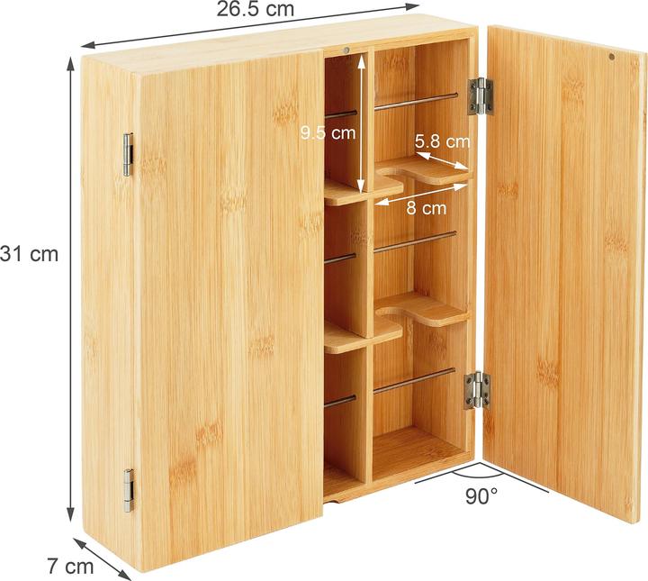 Immagine prodotto Relaxdays Teebox