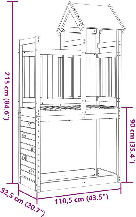 Produktbild vidaXL Spielturm