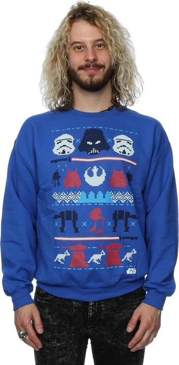 Produktbild Star Wars Dark Side Fair Isle Christmas Sweatshirt (XL)