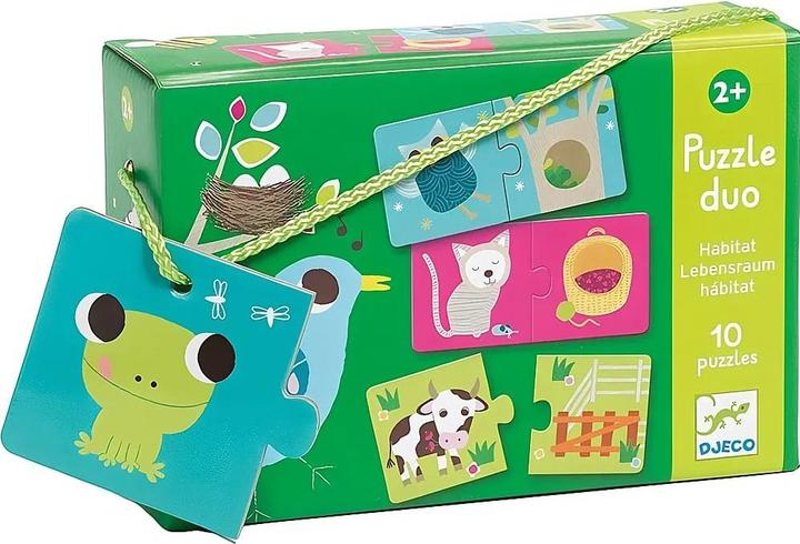 Produktbild Djeco Duo Lebensraum (20 Teile)