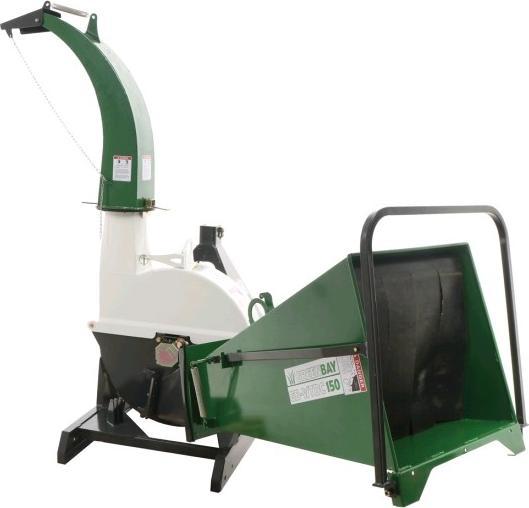 GreenBay Broyeur monté sur un tracteur Éjection élevée