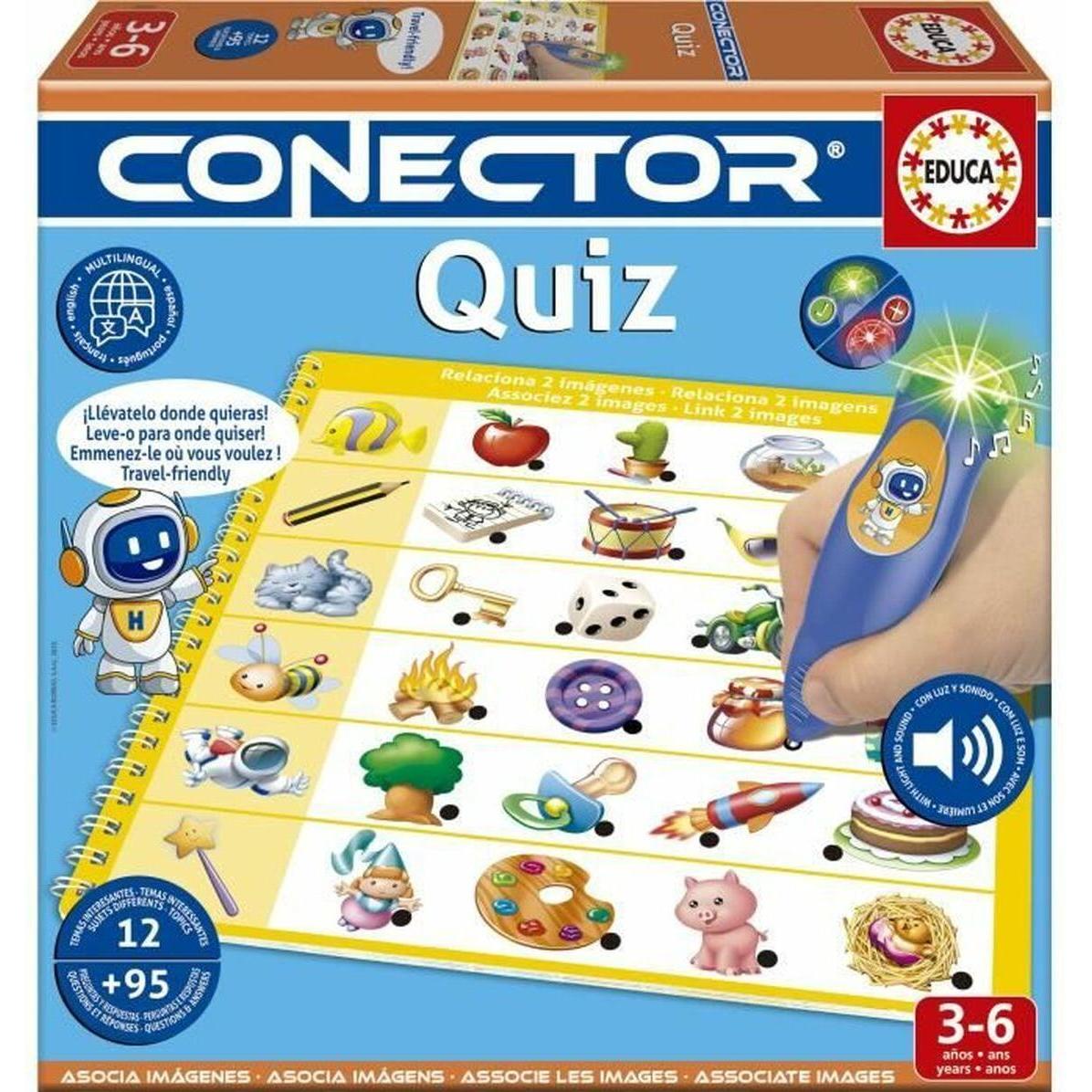 Educa Lernspiel Conector Quiz (Francese)