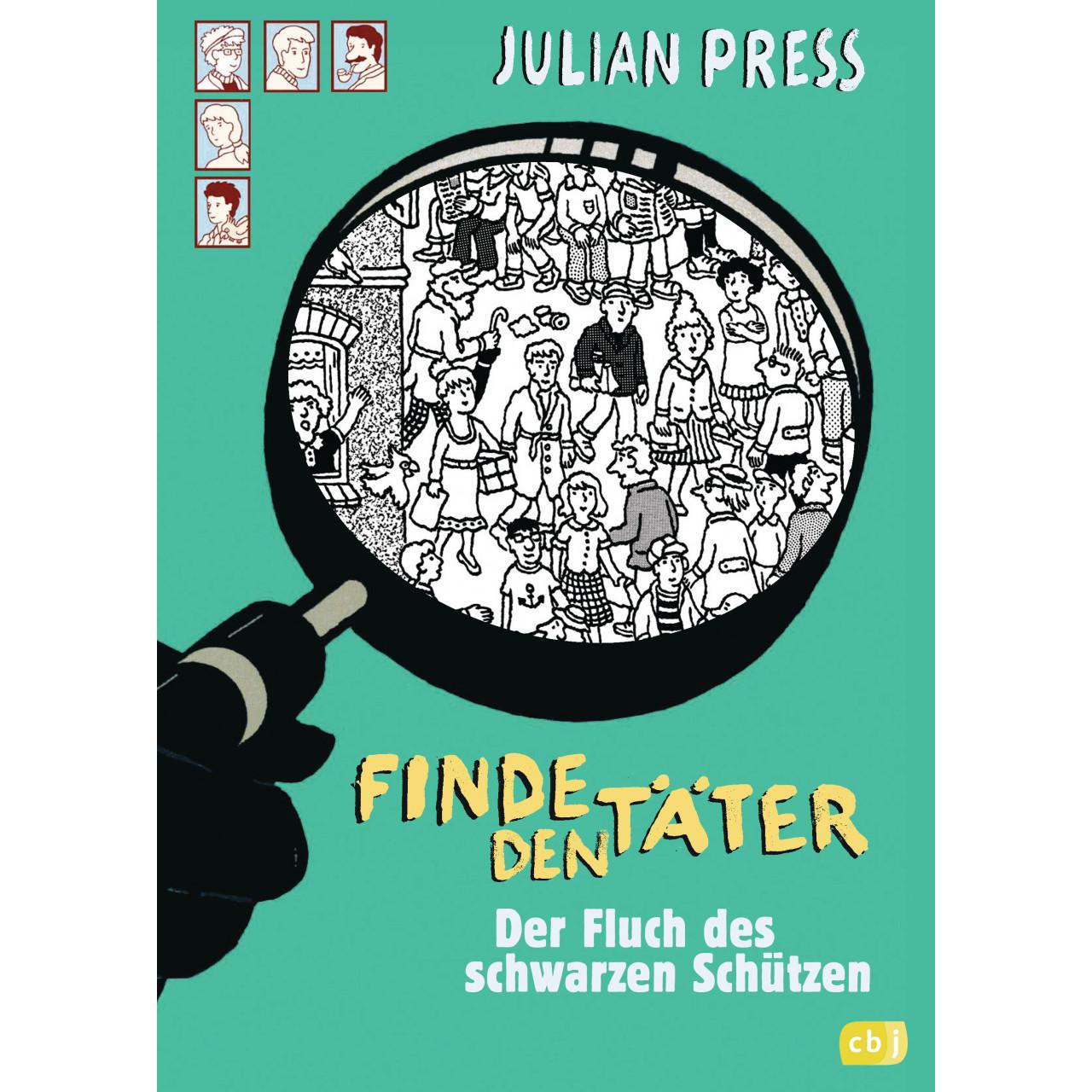 Finde den Täter - Der Fluch des schwarzen Schützen, Kinderbücher von Julian Press